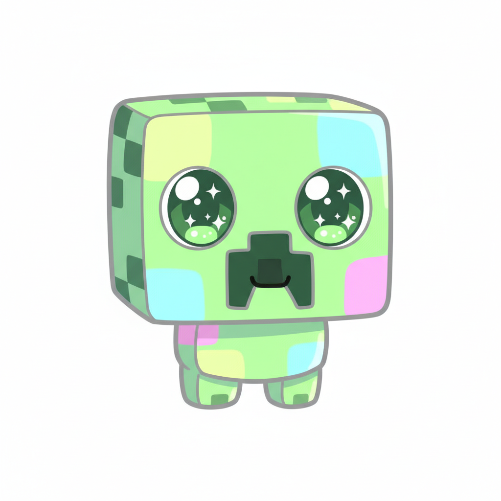 How to Draw a Minecraft Creeper example 5