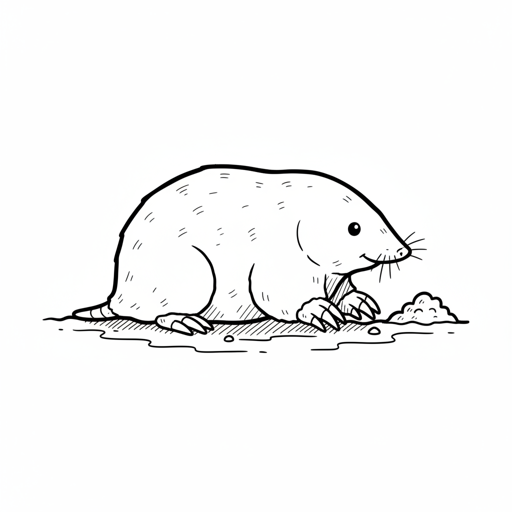 How to Draw a Mole