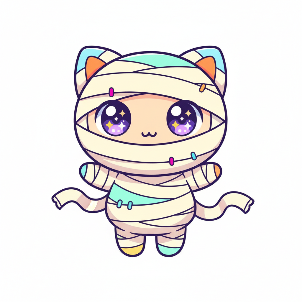How to Draw a Mummy example 5