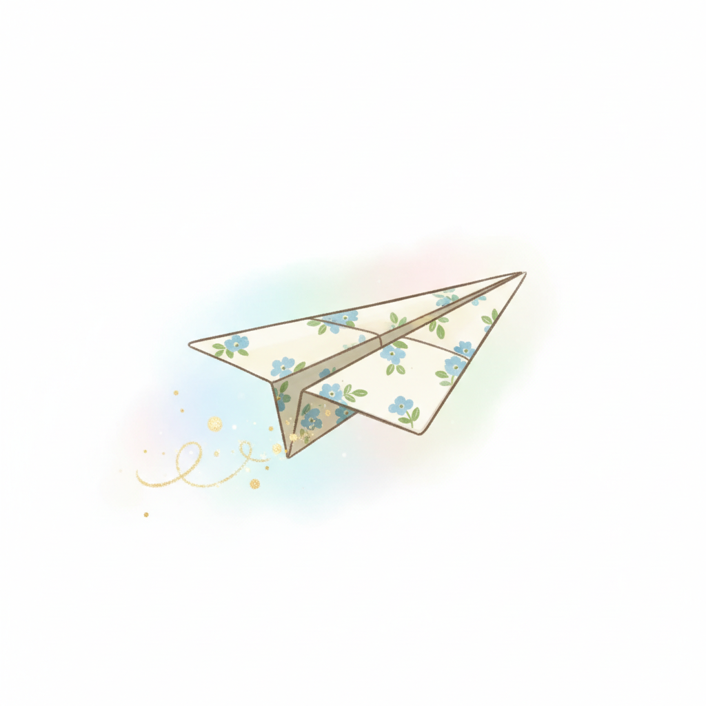 How to Draw a Paper Airplane example 3