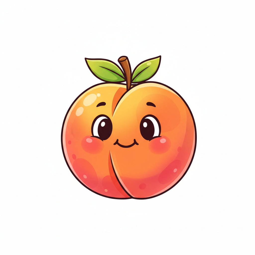 How to Draw a Peach example 4
