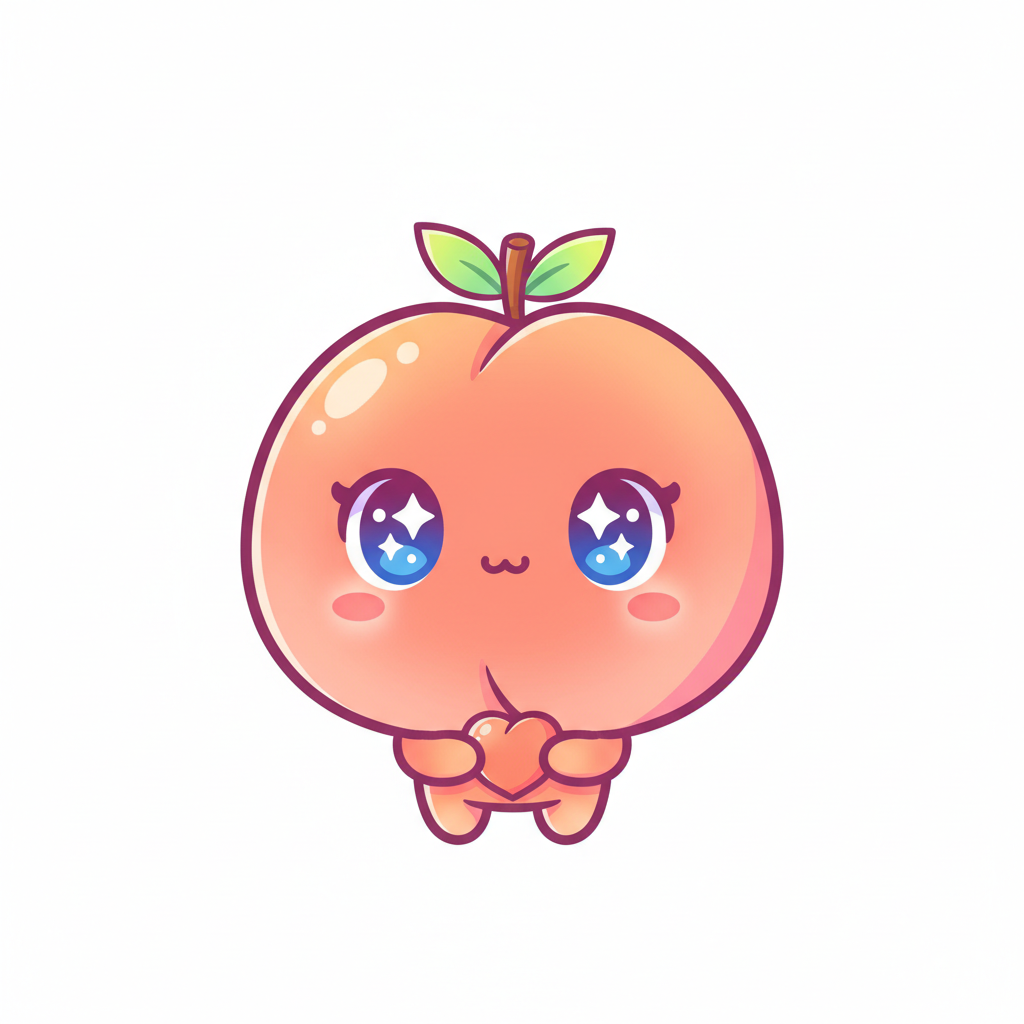 How to Draw a Peach example 5