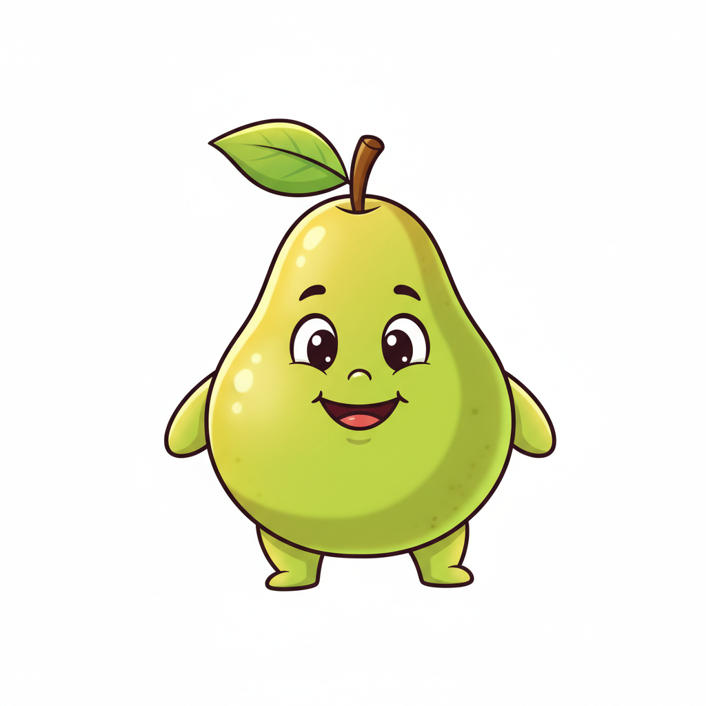 How to Draw a Pear example 4