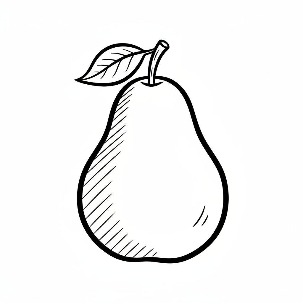 How to Draw a Pear