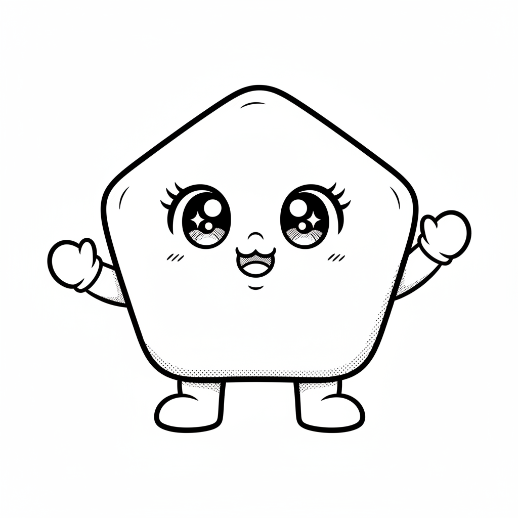 How to Draw a Pentagon example 2