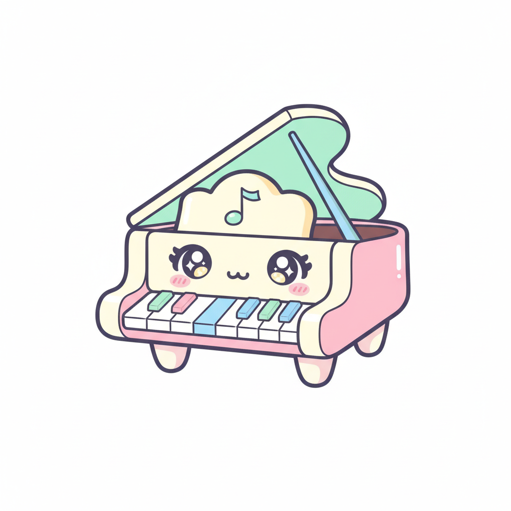 How to Draw a Piano example 5