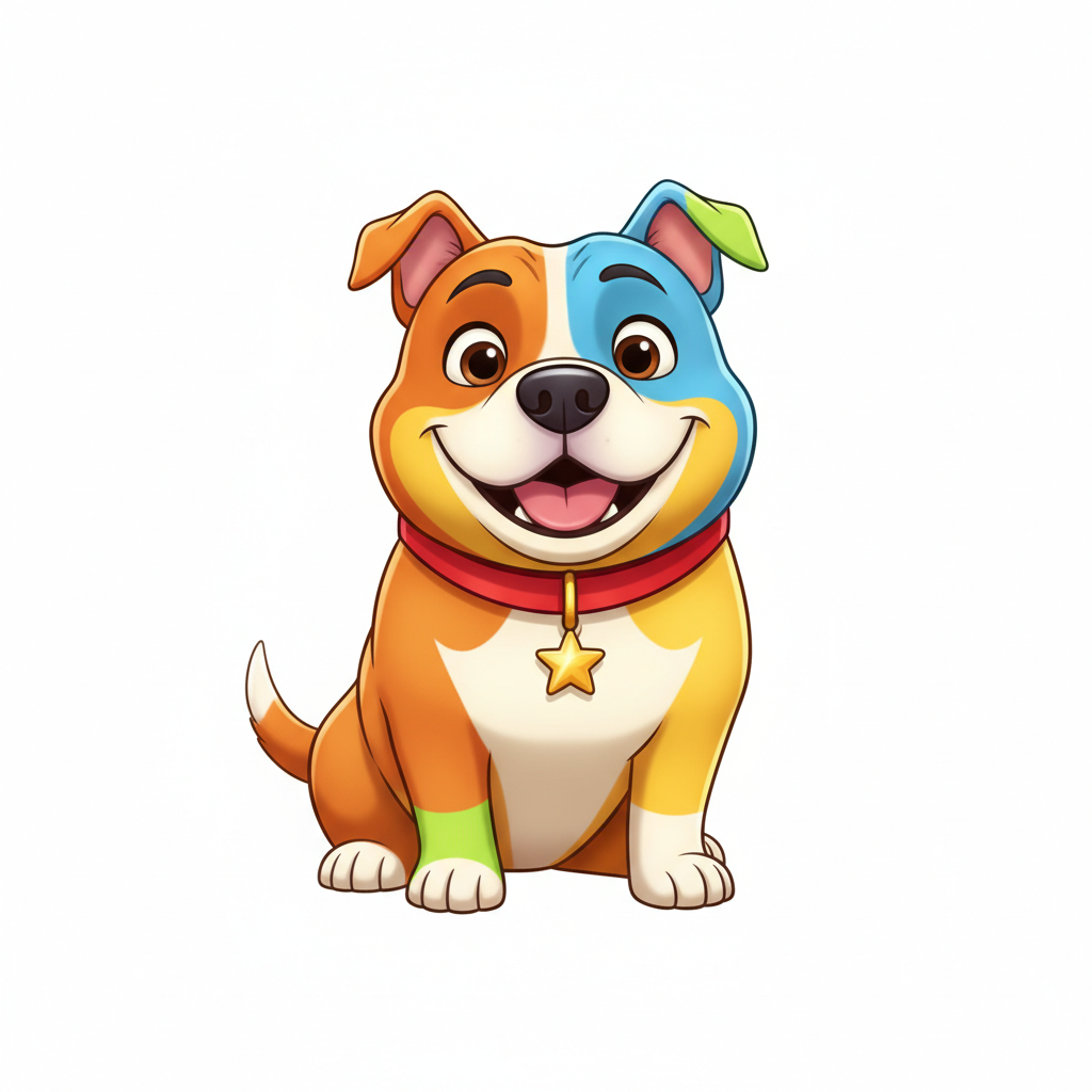 How to Draw a Pitbull example 4
