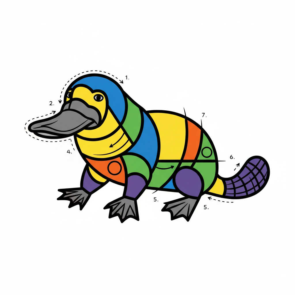 How to Draw a Platypus example 6