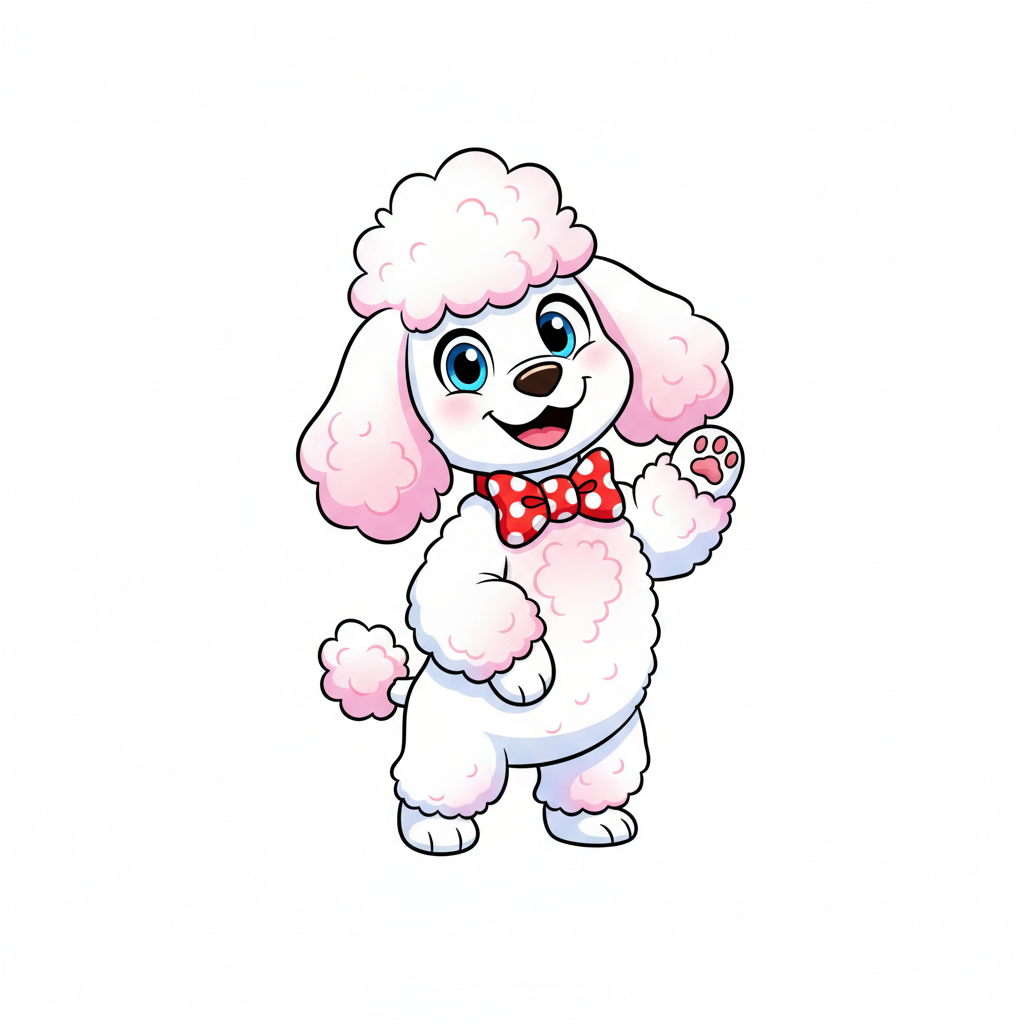 How to Draw a Poodle example 4