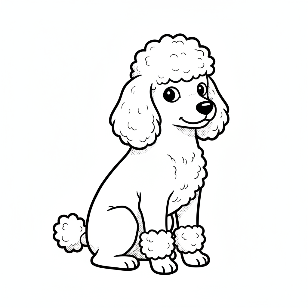 How to Draw a Poodle