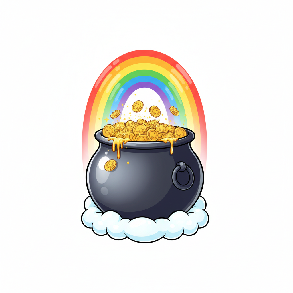 How to Draw a Pot of Gold example 4