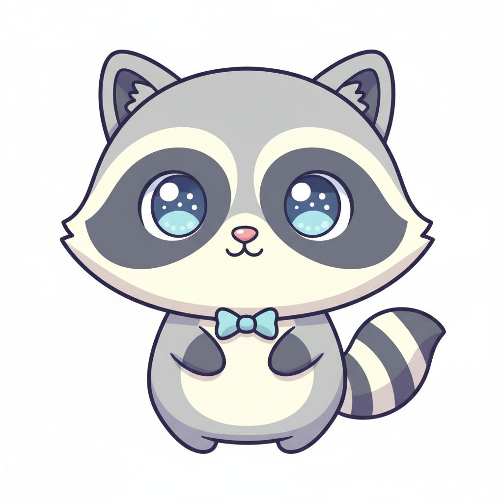 How to Draw a Racoon example 5