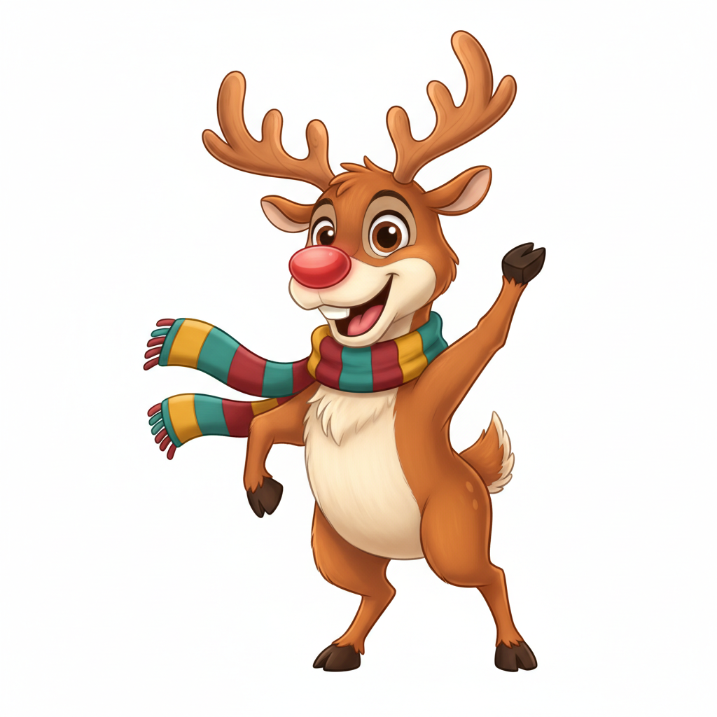 How to Draw a Reindeer example 4
