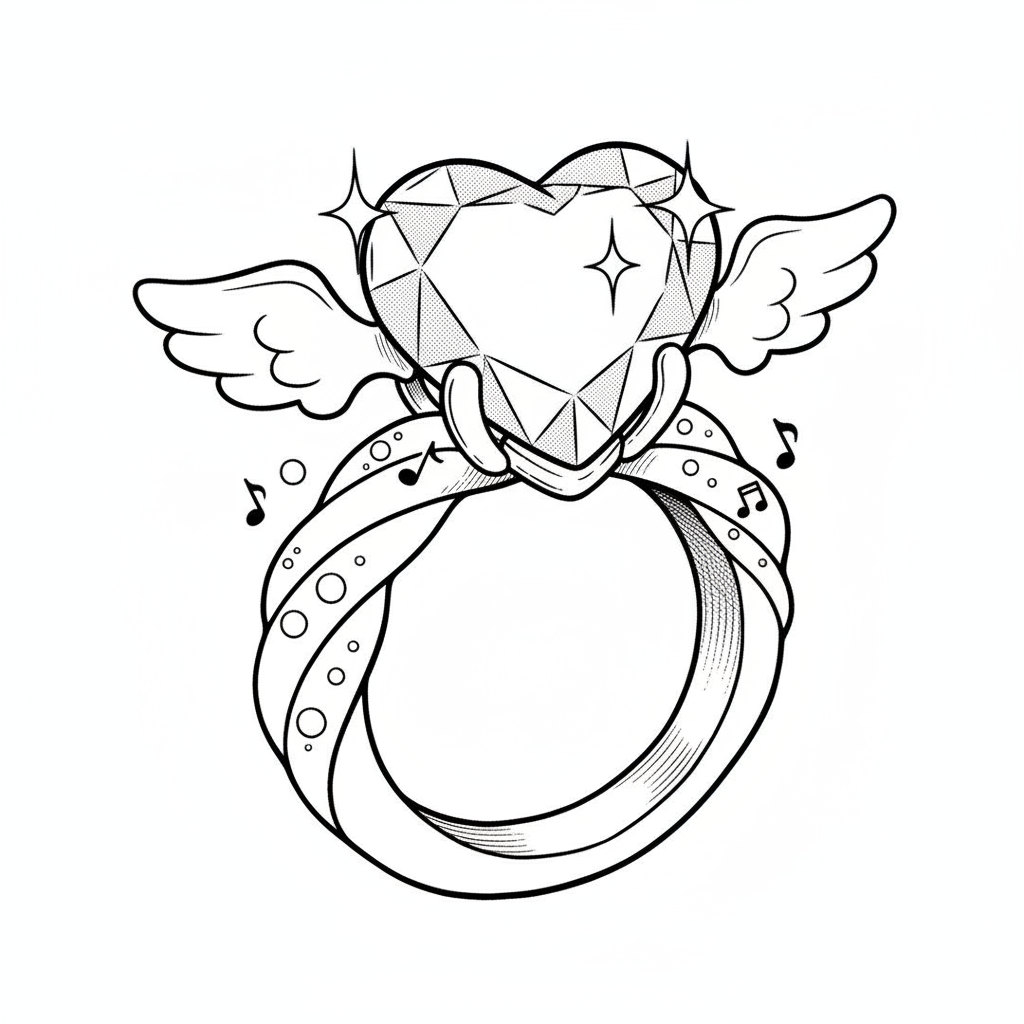 How to Draw a Ring example 2