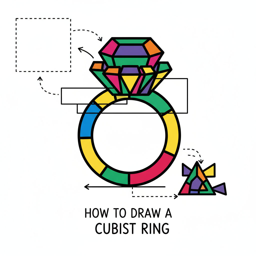 How to Draw a Ring example 6