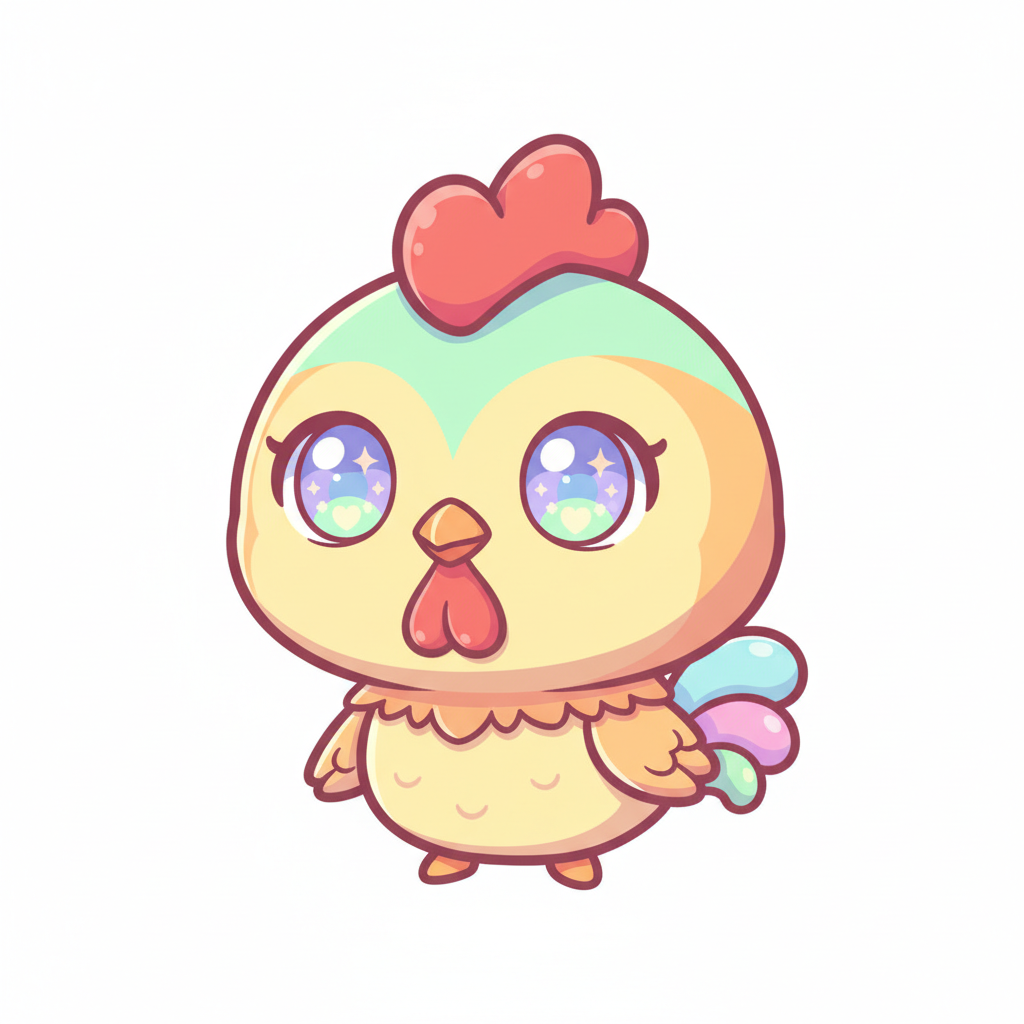 How to Draw a Rooster example 5
