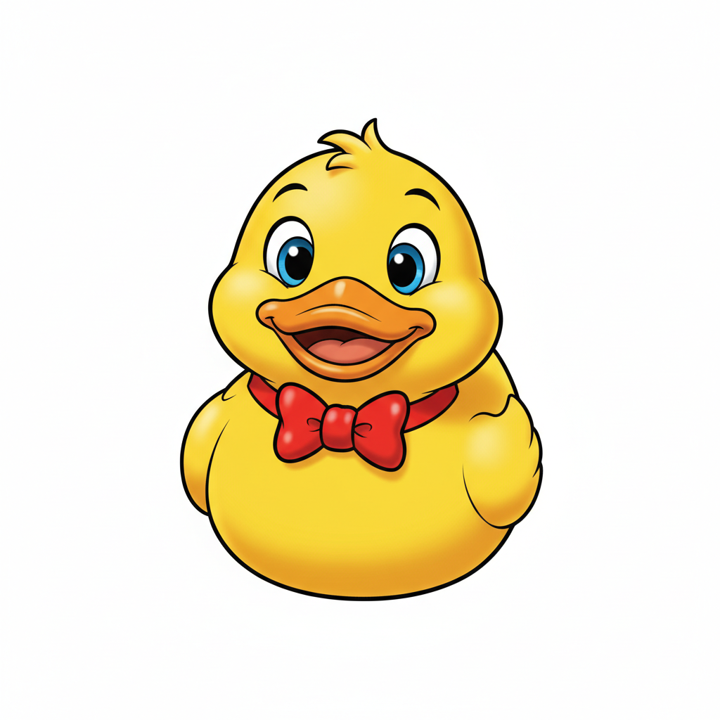 How to Draw a Rubber Duck example 4