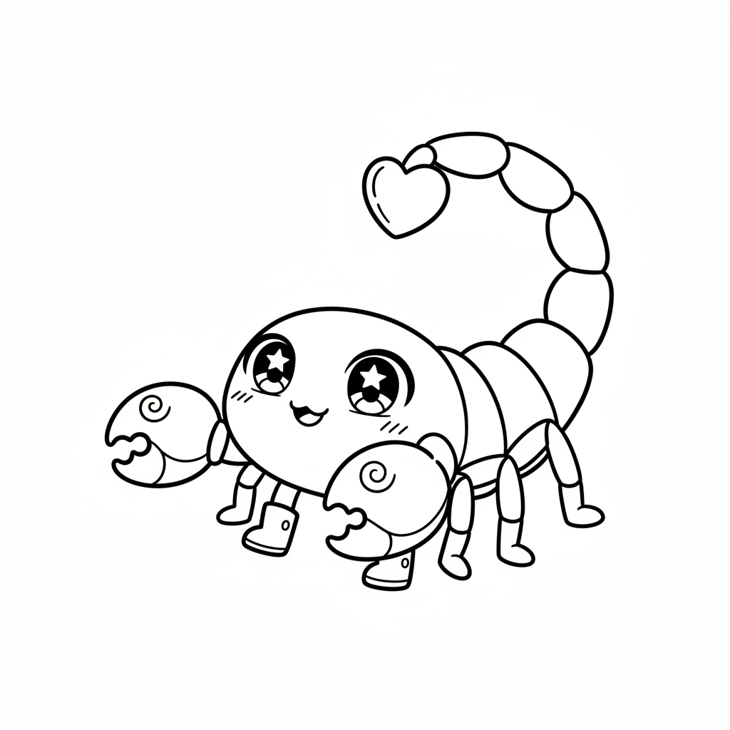 How to Draw a Scorpion example 2