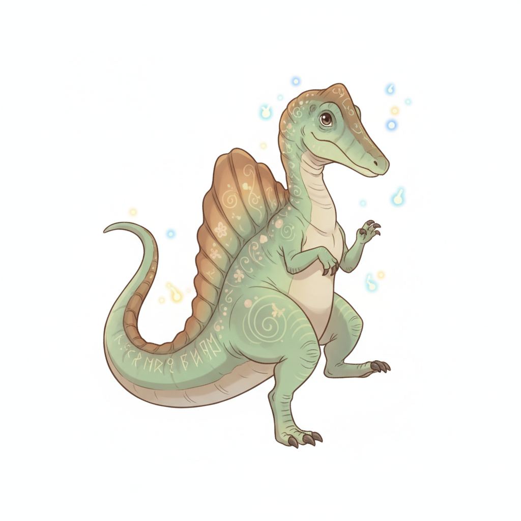 How to Draw a Spinosaurus example 3