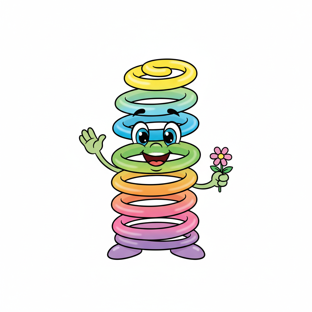 How to Draw a Spring example 4