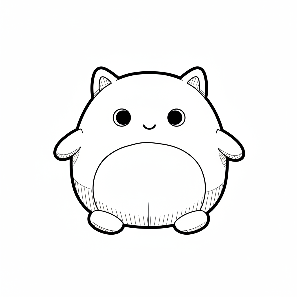 How to Draw a Squishmallow