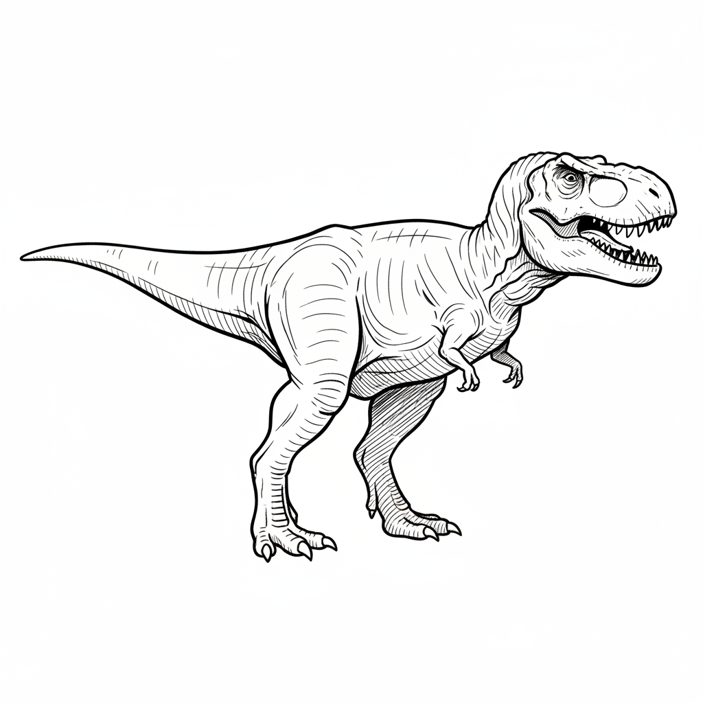 How to Draw a T-rex