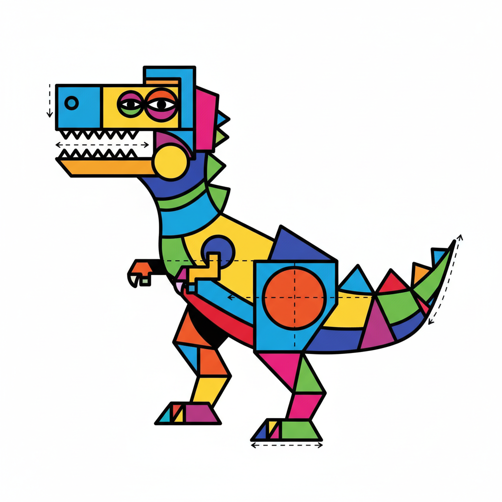 How to Draw a T-rex example 6