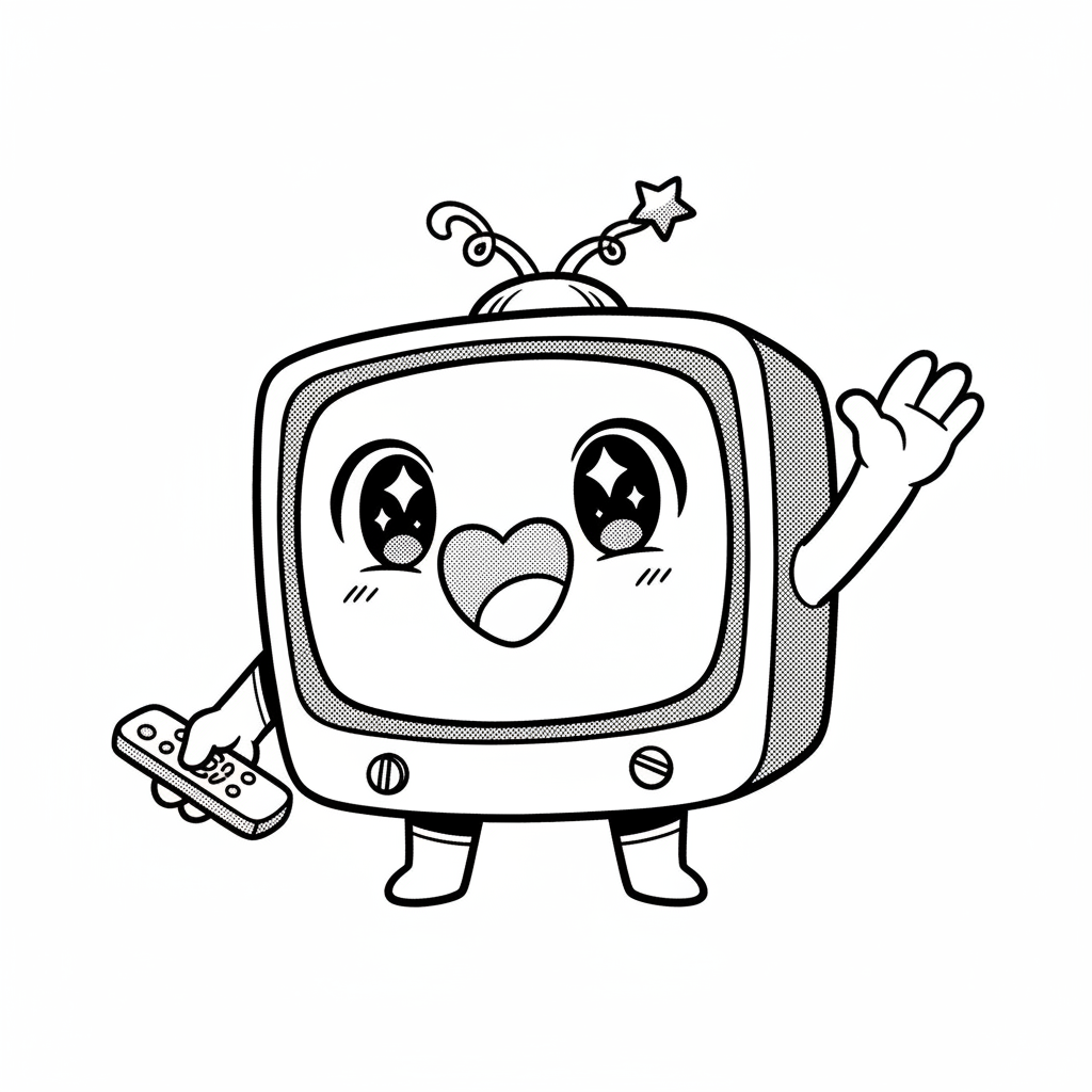 How to Draw a Television example 2