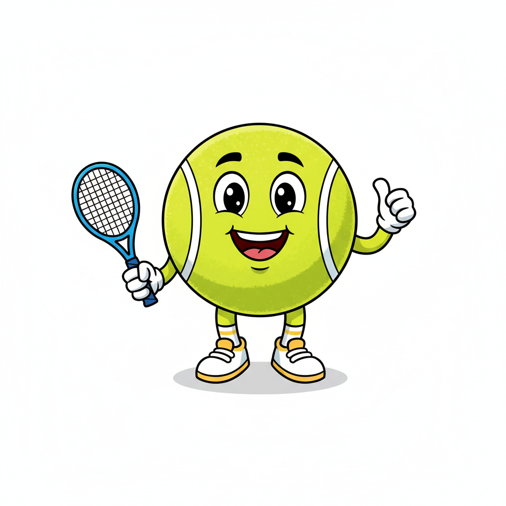 How to Draw a Tennis Ball example 4