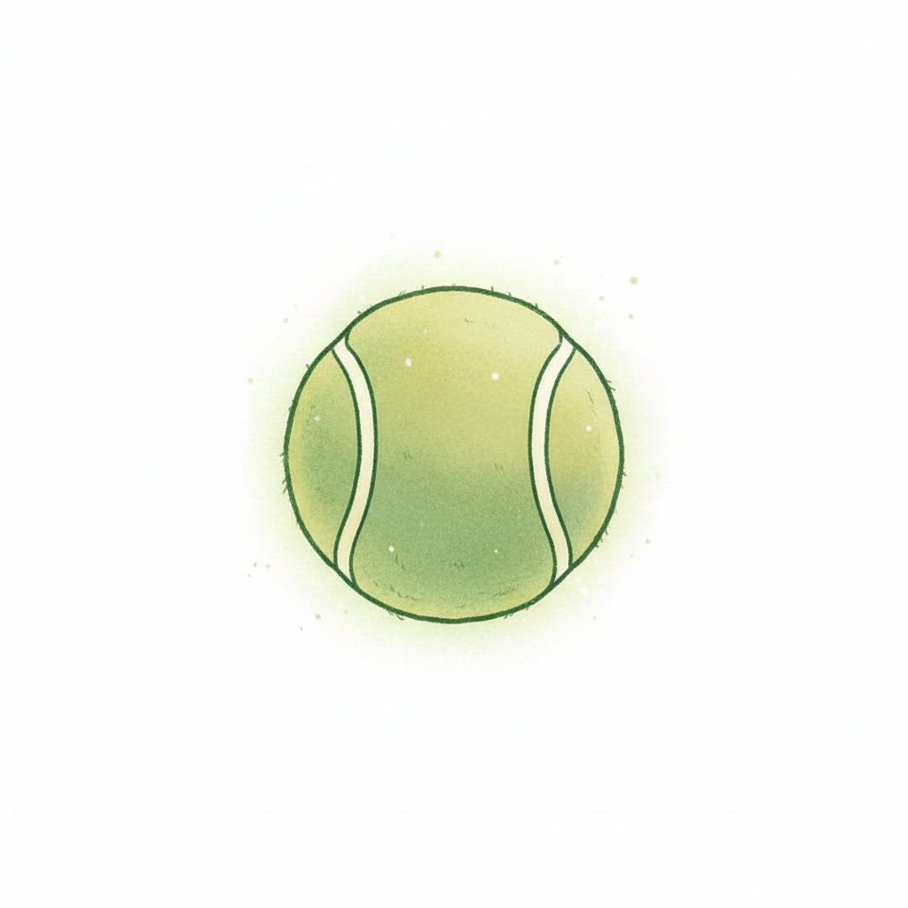 How to Draw a Tennis Ball example 3