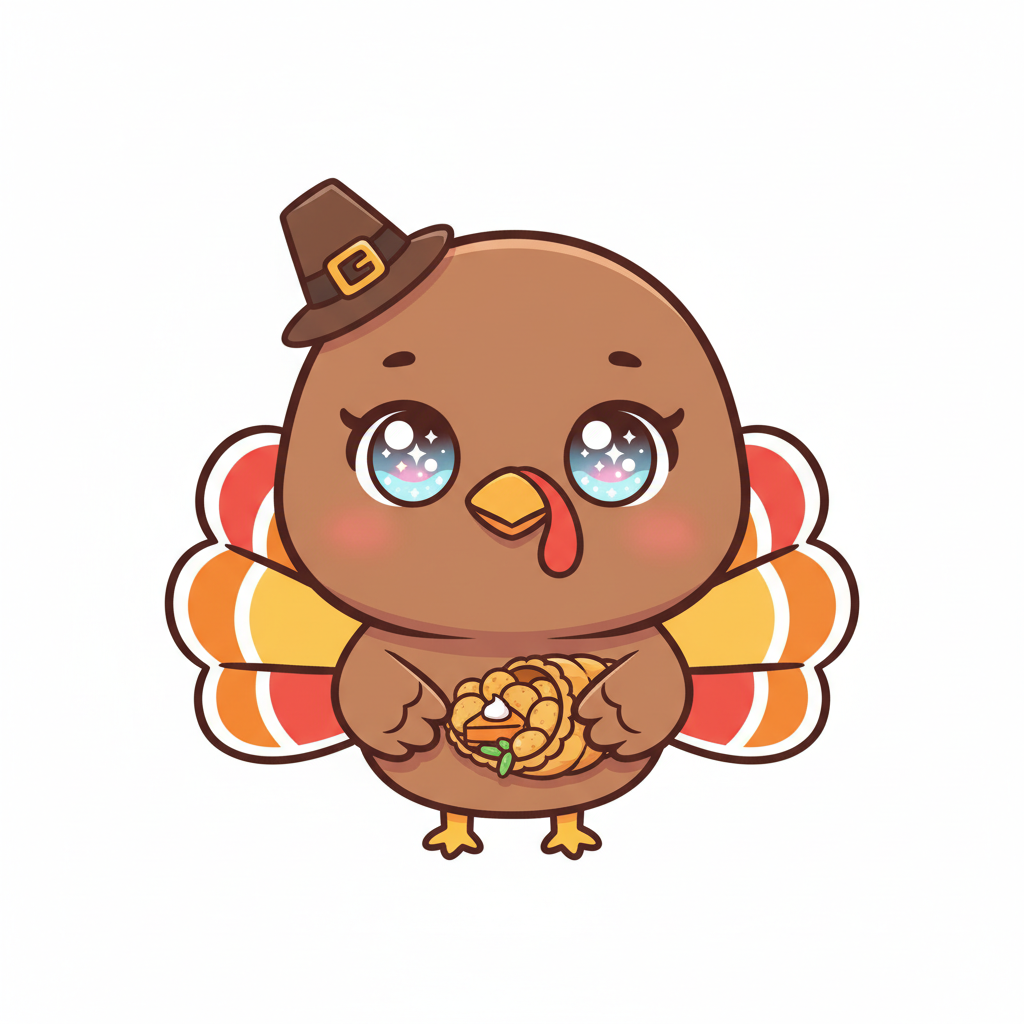How to Draw a Thanksgiving Turkey example 5