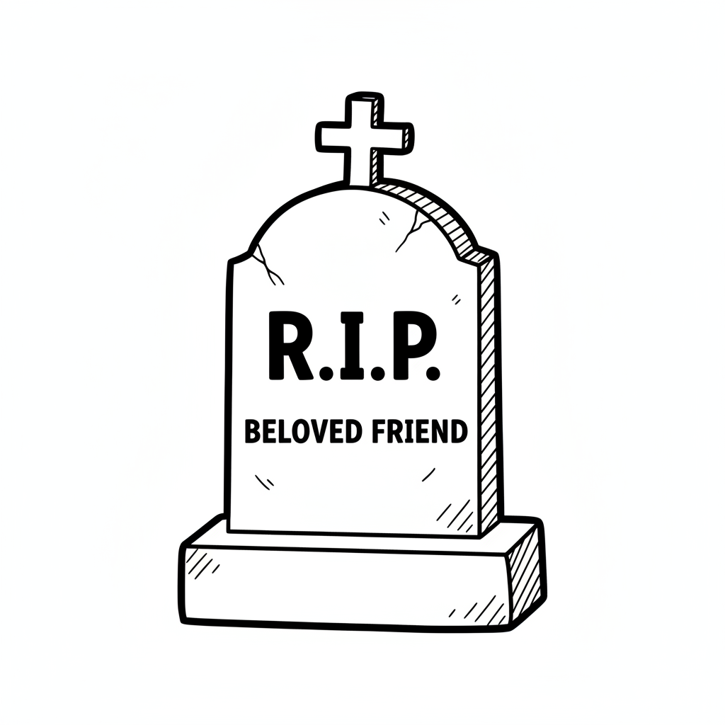 How to Draw a Tombstone