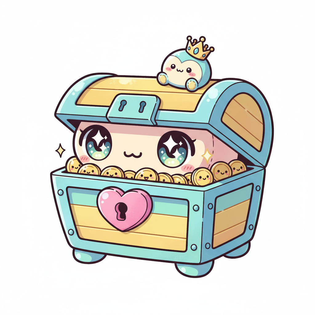 How to Draw a Treasure Chest example 5