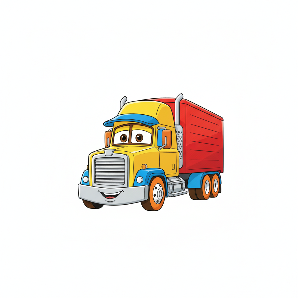 How to Draw a Truck example 4