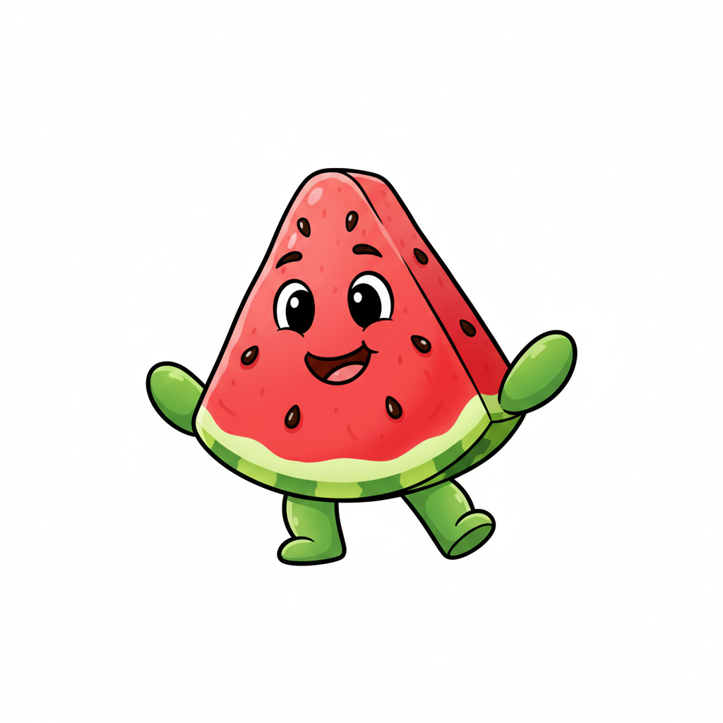 How to Draw a Watermelon example 4
