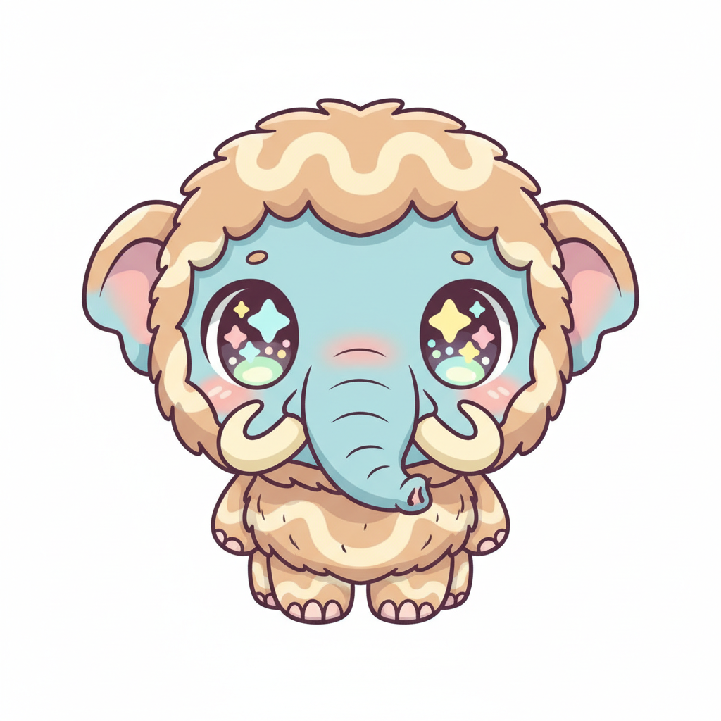 How to Draw a Woolly Mammoth example 5