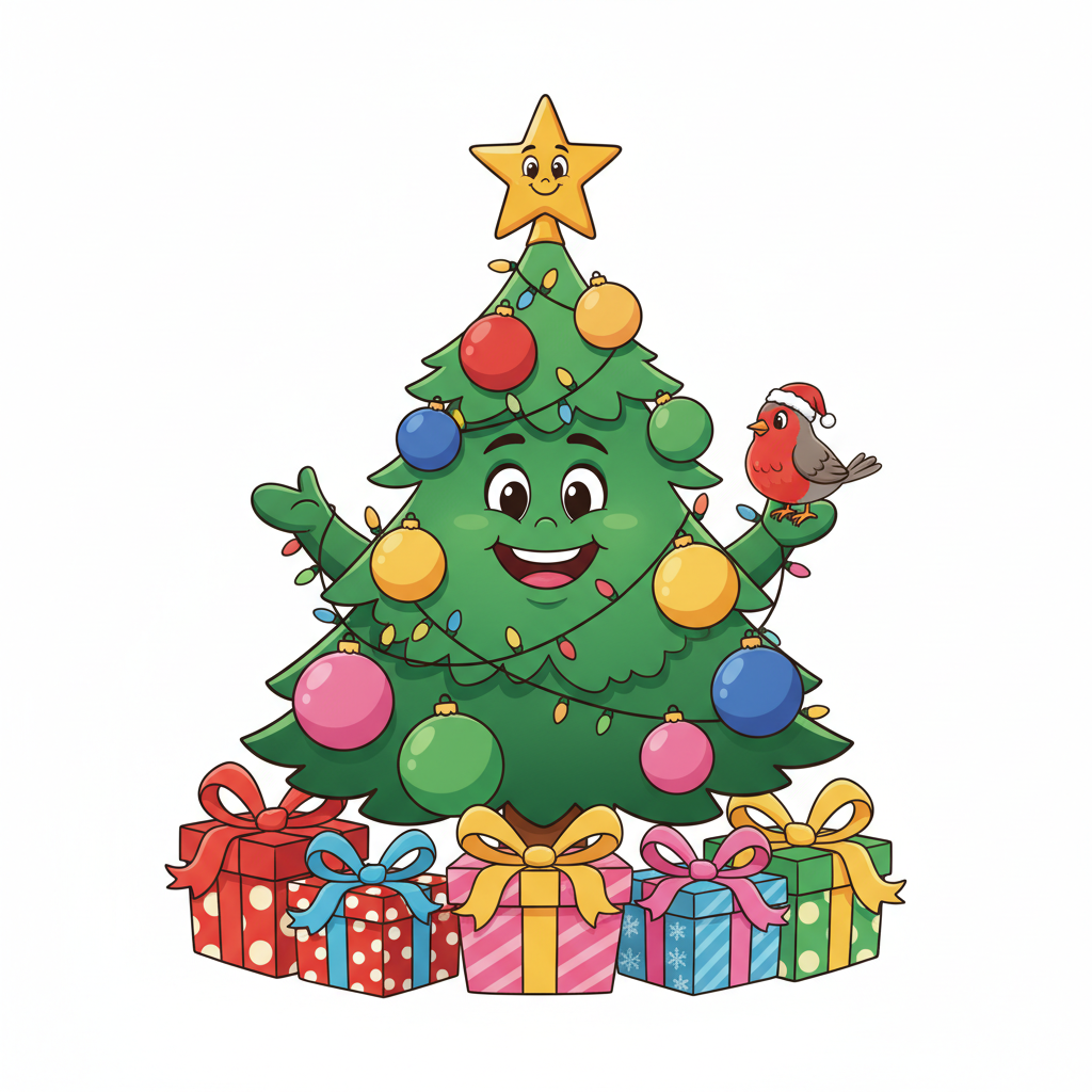 How to Draw Christmas example 4