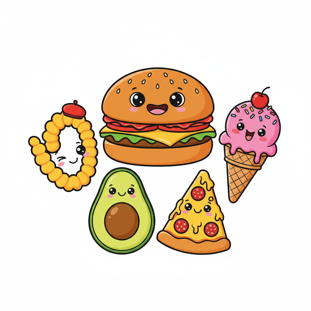 How to Draw Food example 4