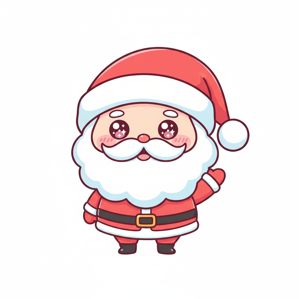 How to Draw Santa Claus example 5