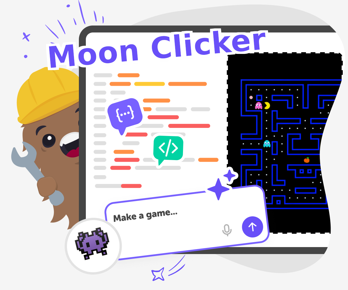 Build a Moon Clicker Game