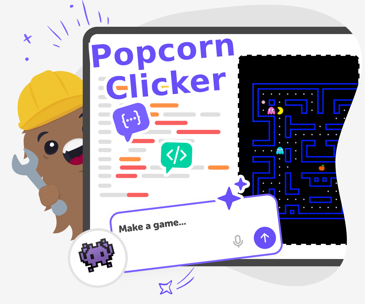 Build a Popcorn Clicker Game