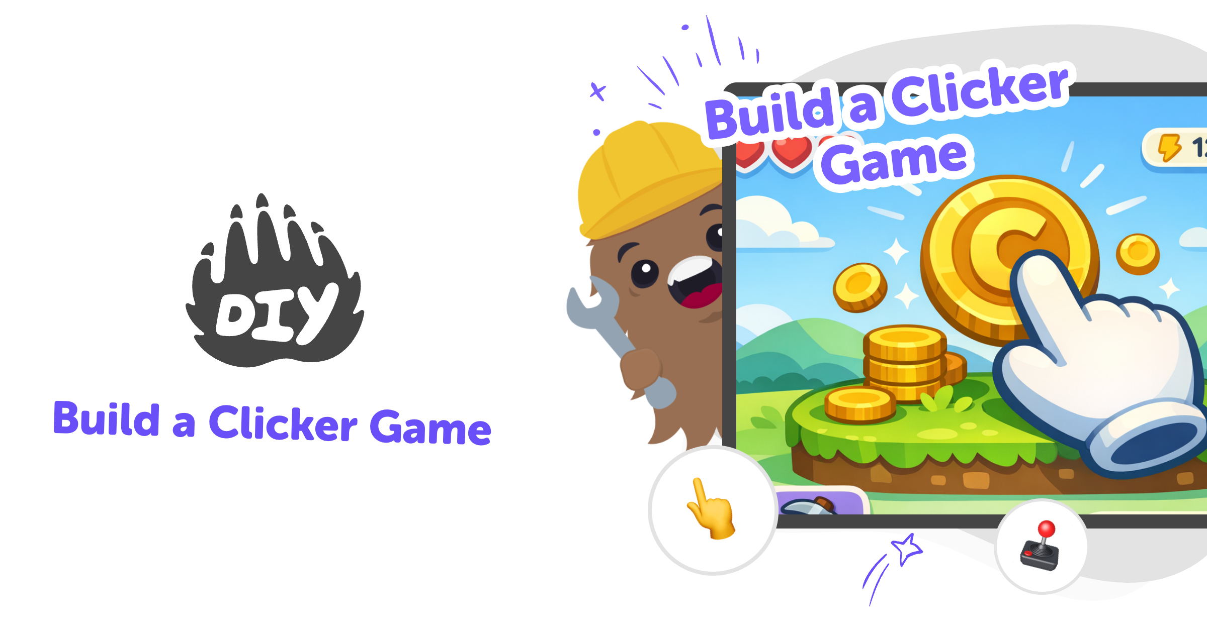 Build a clicker game for kids with Vibe Coding