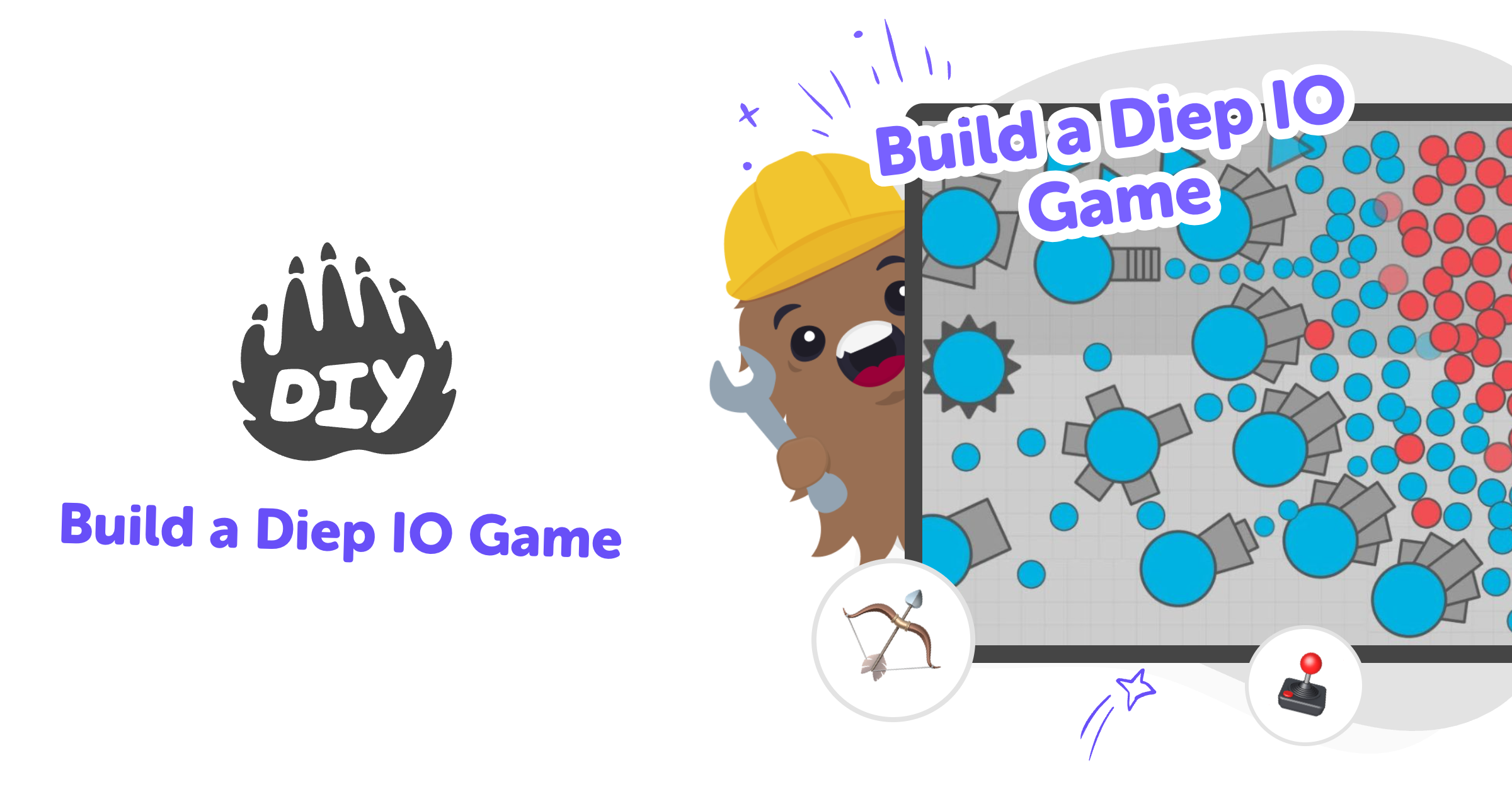 Build a diep io game with creative coding for kids