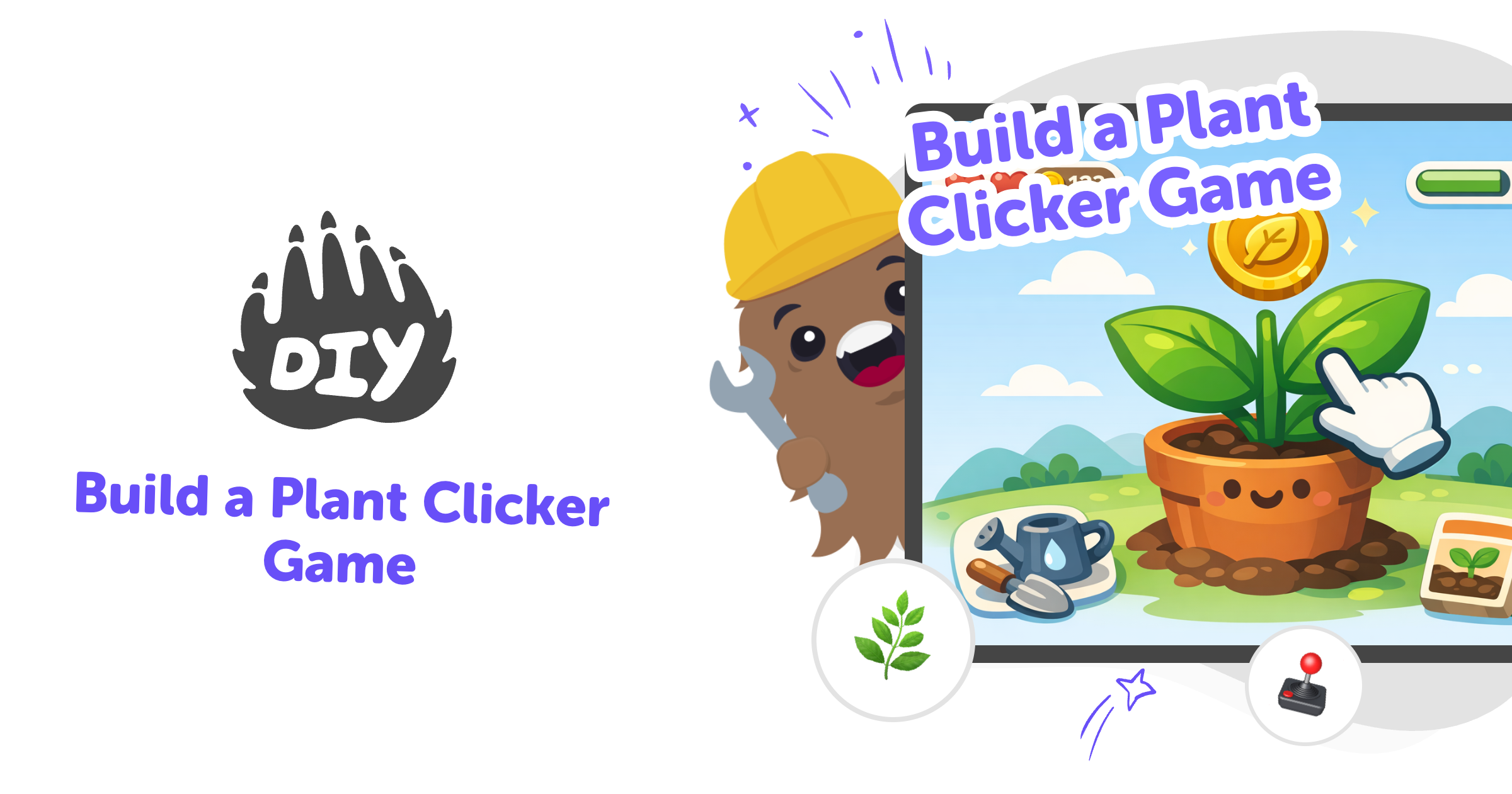 Build a plant clicker game for kids with Vibe Coding