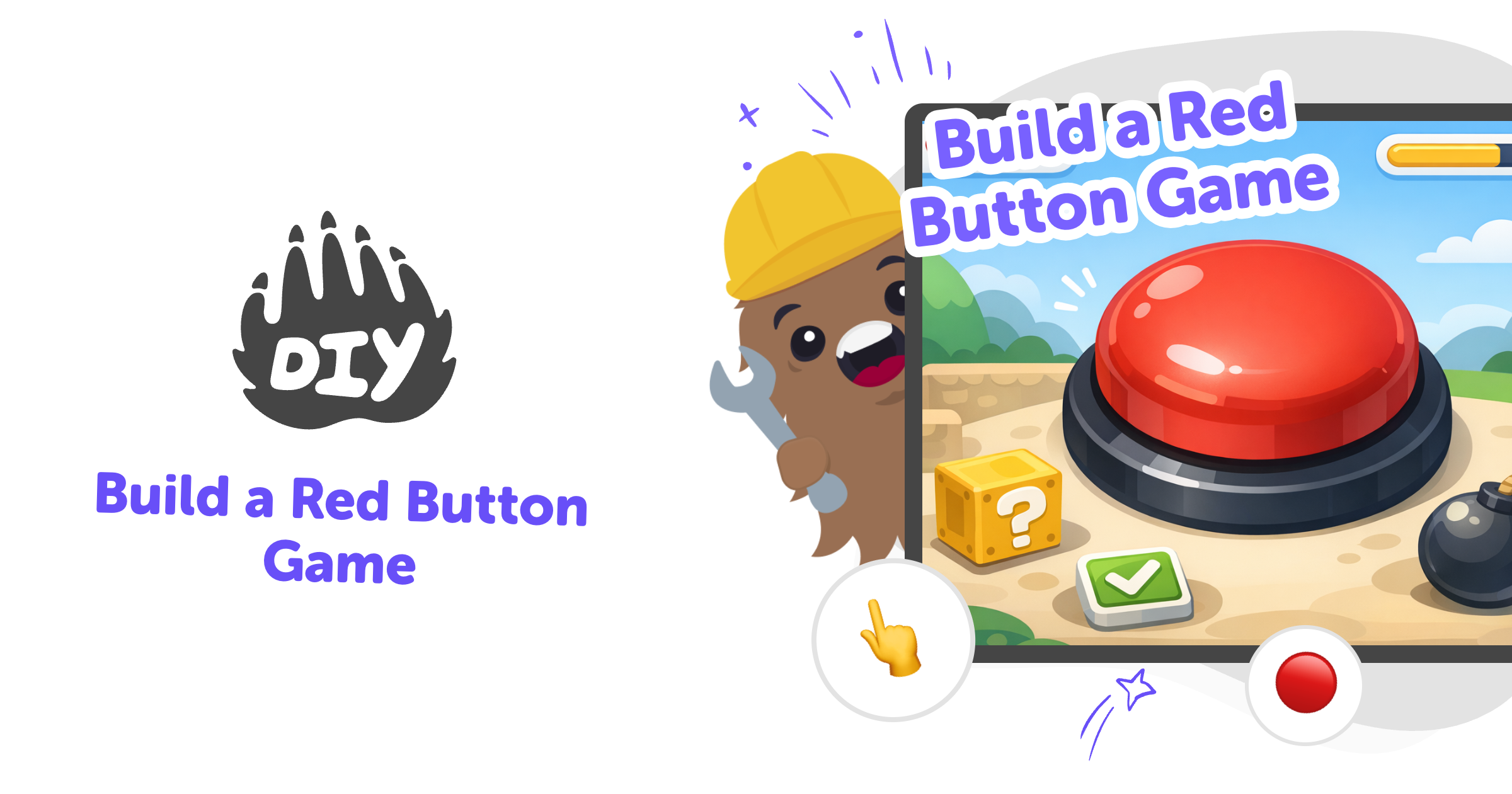 Build a Red Button Game | Kids Creative Coding with Vibe Coding