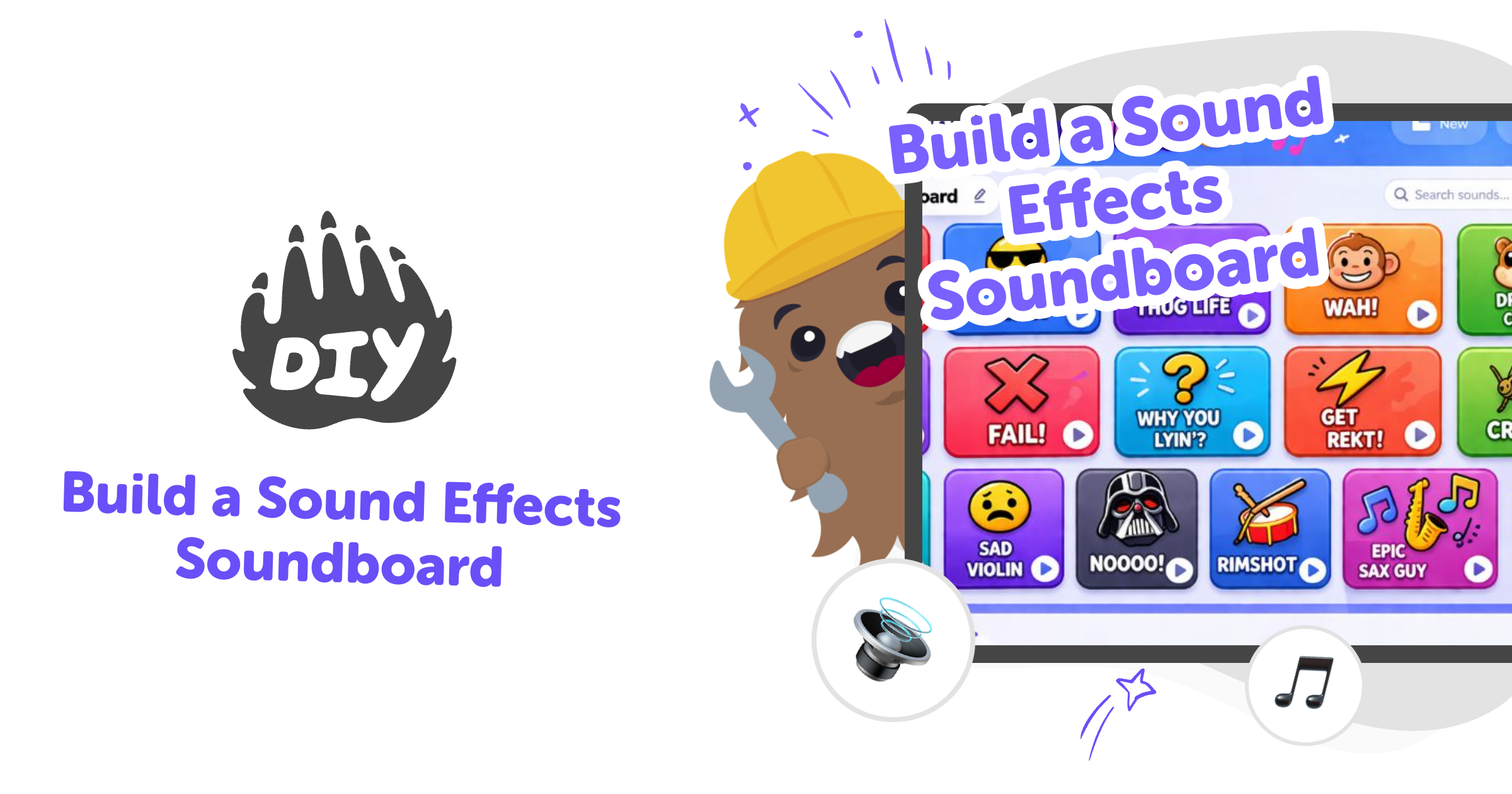 Build a Sound Effects Soundboard for Kids