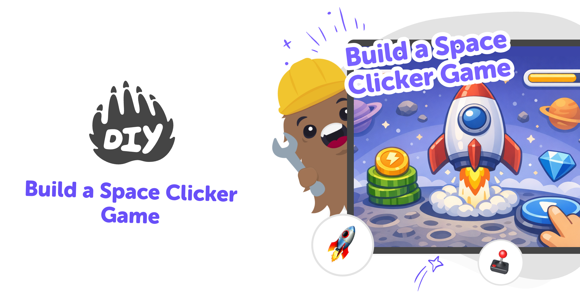 Space Clicker Build a space clicker game for kids
