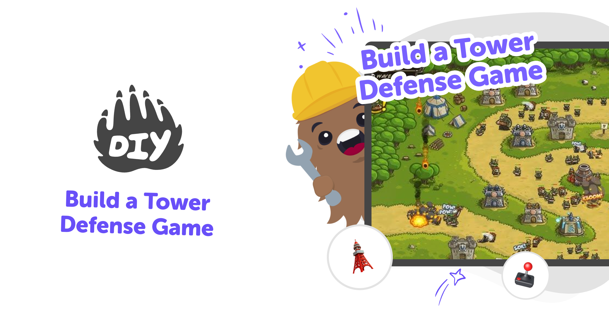 Build a tower defense game for kids