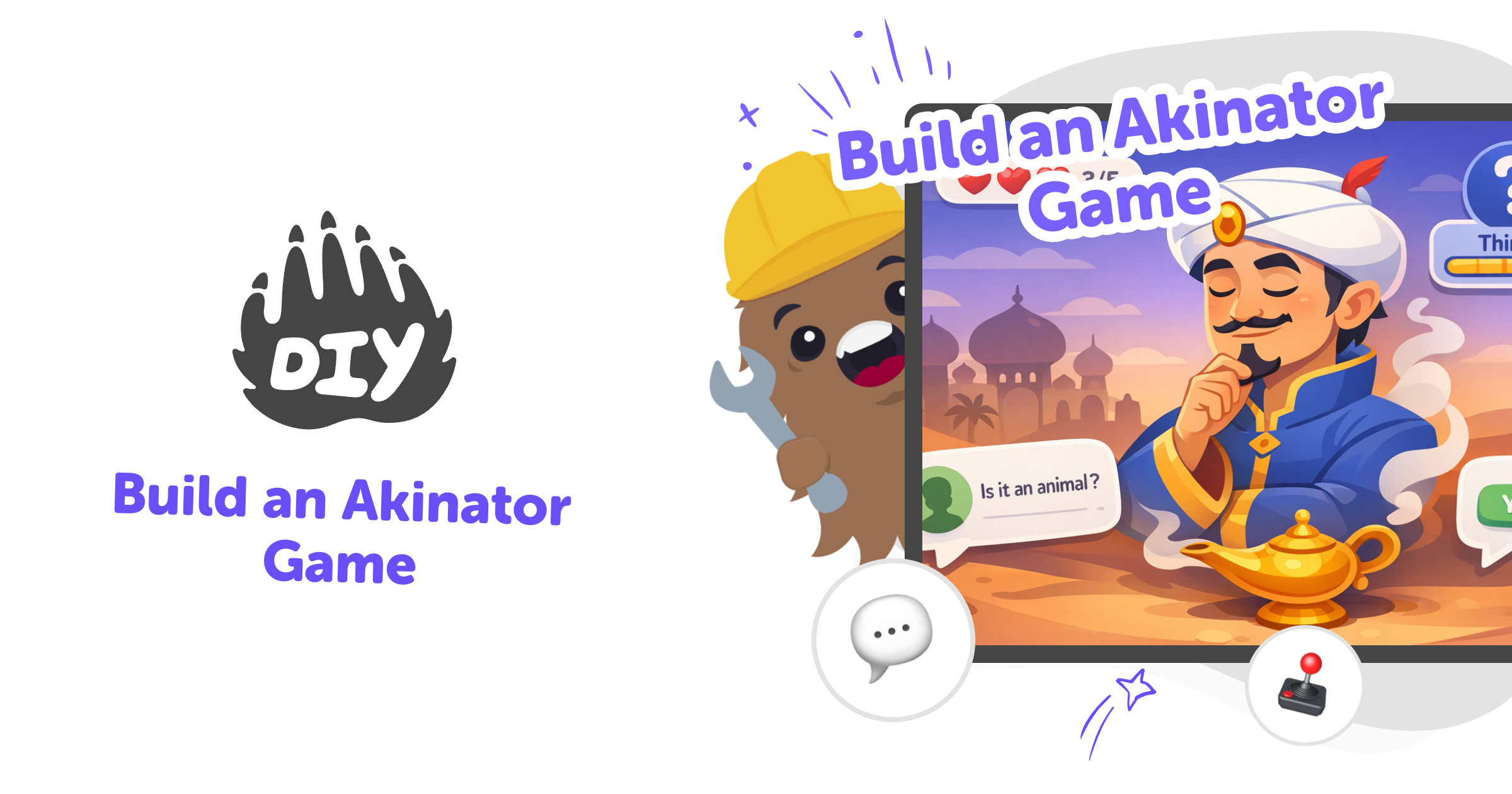 Angrinator Build an akinator game with Vibe Coding