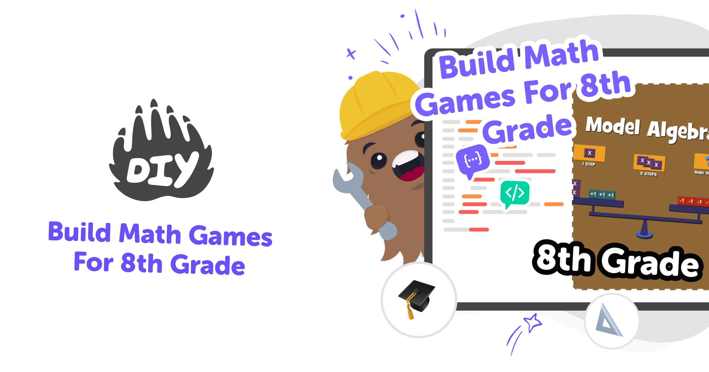 Build Math Games For 8th Grade | Creative Coding for Kids